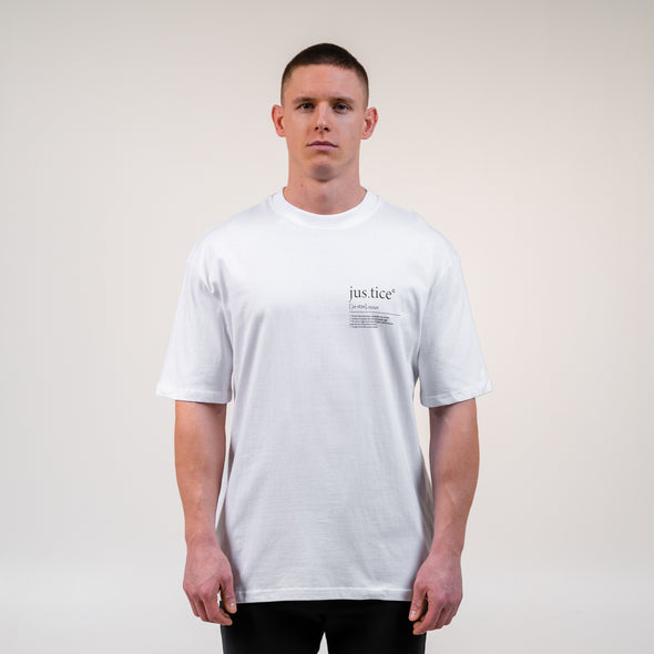 Justice T-Shirt White