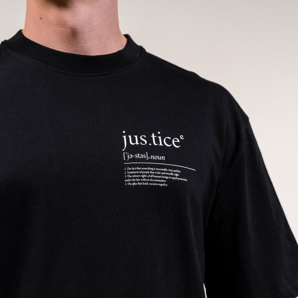 Justice T-Shirt Black